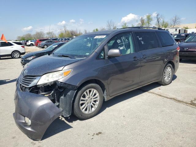 TOYOTA SIENNA XLE 2011 gray  gas 5TDYK3DC9BS165113 photo #1