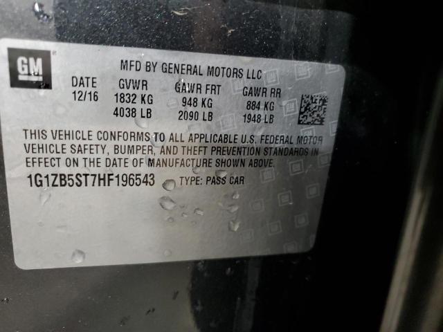 2017 CHEVROLET MALIBU LS - 1G1ZB5ST7HF196543