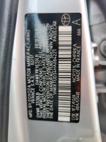 2017 TOYOTA YARIS L - VNKKTUD34HA084221