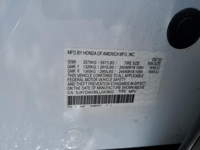 2020 ACURA MDX - 5J8YD4H36LL043842