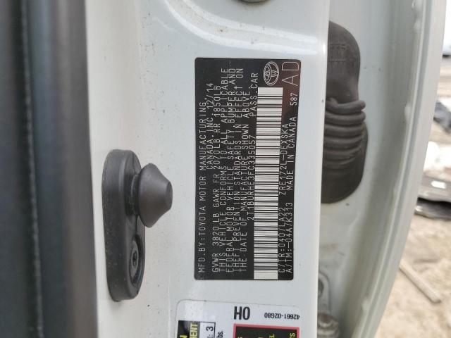 2015 TOYOTA COROLLA L - 2T1BURHE3FC335057