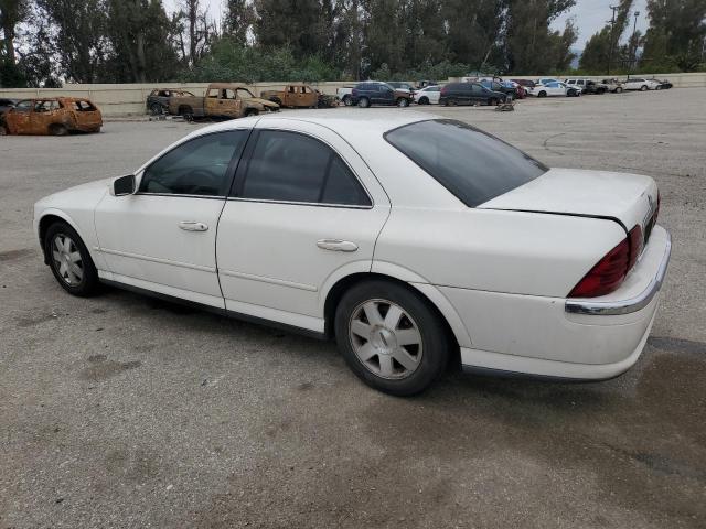 LINCOLN LS 2002 white  gas 1LNHM86S12Y712466 photo #3