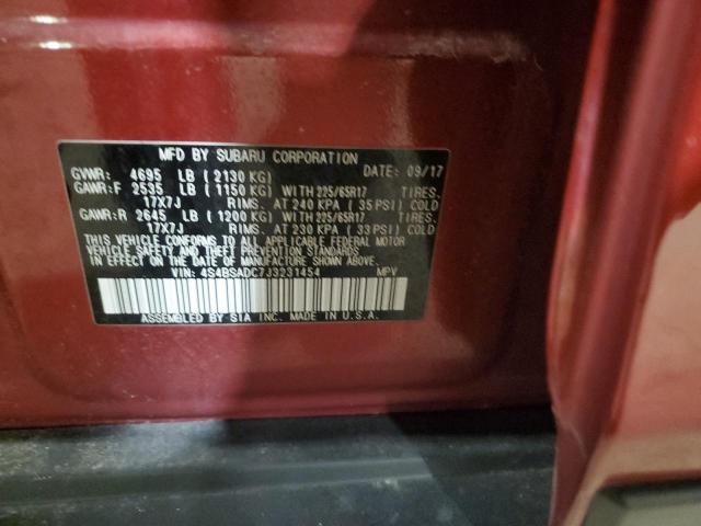 2018 SUBARU OUTBACK 2. - 4S4BSADC7J3231454