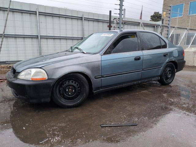 HONDA CIVIC LX 1997 blue  gas 2HGEJ6579VH557019 photo #1
