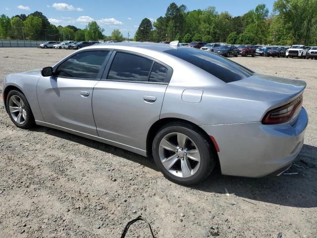 DODGE CHARGER SX 2016 silver  flexible fuel 2C3CDXHG2GH326579 photo #3