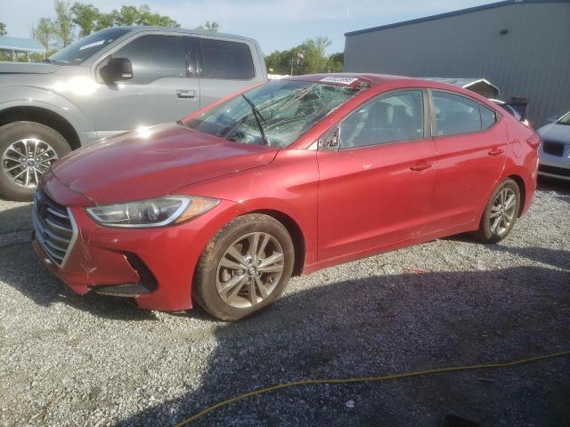 HYUNDAI ELANTRA SE 2017 red sedan 4d gas 5NPD84LFXHH122977 photo #1