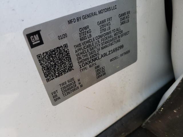 2020 GMC ACADIA SLE 1GKKNKLA9LZ169299