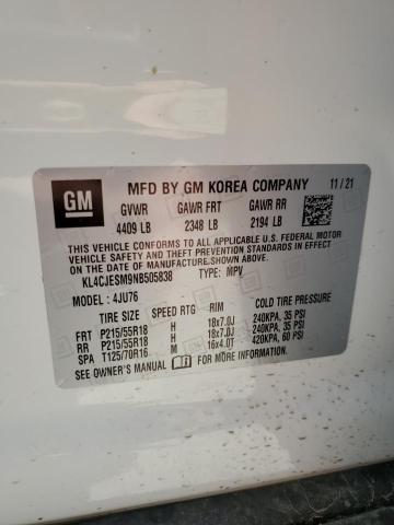 2022 BUICK ENCORE PRE - KL4CJESM9NB505838
