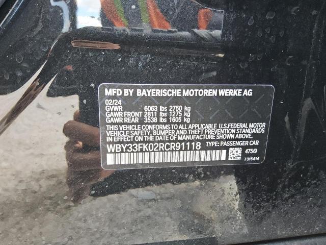 2024 BMW I5 EDRIVE WBY33FK02RCR91118