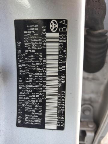 2015 TOYOTA COROLLA L - 5YFBURHE6FP281107