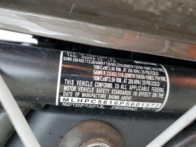 2023 HONDA CMX500 MLHPC5616P5601572