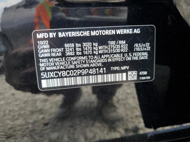 2023 BMW X6 M50I 5UXCY8C02P9P48141