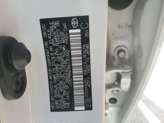 2021 TOYOTA COROLLA LE - JTDEPMAE9MJ137442