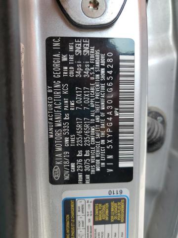 2020 KIA SORENTO L - 5XYPG4A30LG654280