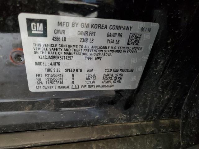 2019 BUICK ENCORE PRE - KL4CJASB0KB714257