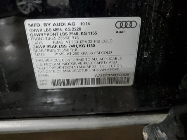 2015 AUDI Q3 PREMIUM - WA1EFCFS8FR005251