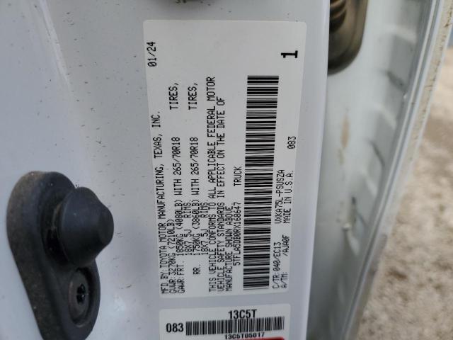 2024 TOYOTA TUNDRA CRE 5TFLA5DB0RX168647