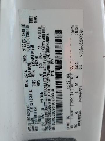 2017 LINCOLN MKC RESERV 5LMCJ3C93HUL09318