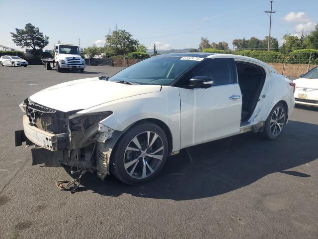 NISSAN MAXIMA 3.5 2017 white sedan 4d gas 1N4AA6APXHC362661 photo #1
