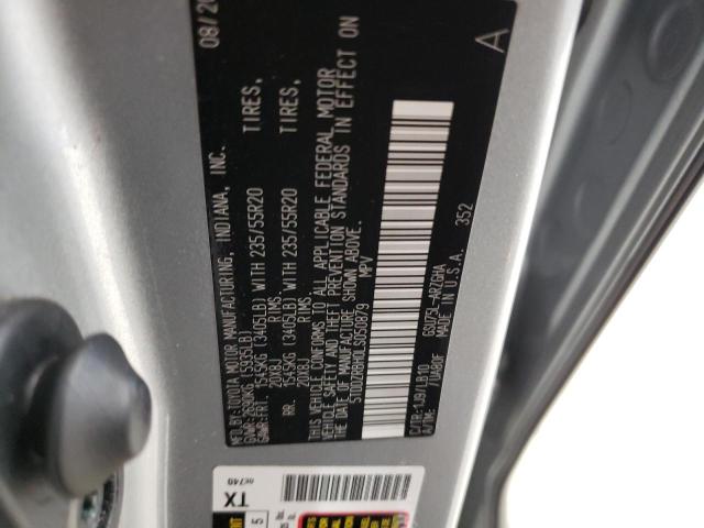 2020 TOYOTA HIGHLANDER - 5TDDZRBH0LS050879