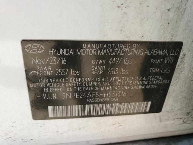 2017 HYUNDAI SONATA SE - 5NPE24AF5HH531316