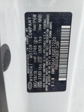2019 HYUNDAI VELOSTER B - KMHTG6AF1KU017220