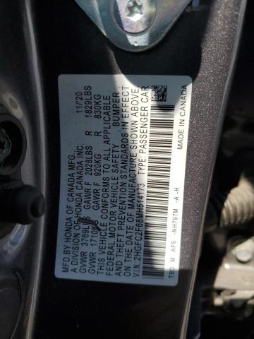 2021 HONDA CIVIC LX 2HGFC2F68MH514173