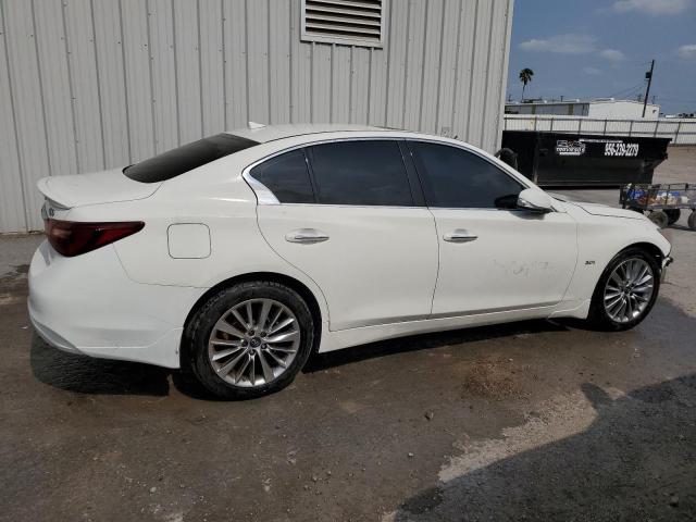 INFINITI Q50 LUXE 2019 white  gas JN1EV7AR8KM559128 photo #4