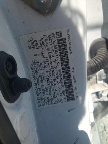 2019 HONDA CIVIC LX 2HGFC2F68KH599819