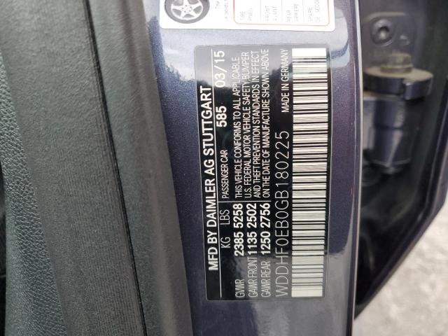 2016 MERCEDES-BENZ E 250 BLUE - WDDHF0EB0GB180225
