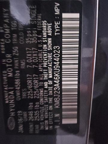 2019 HYUNDAI TUCSON SE - KM8J23A46KU944023