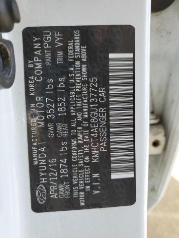 2016 HYUNDAI ACCENT SE - KMHCT4AE8GU137725