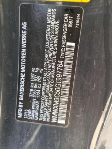 2016 MINI COOPER JOH WMWXM9C50GT997764