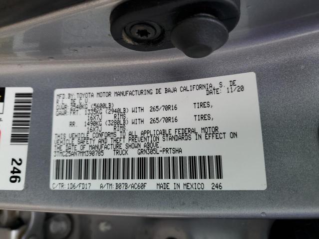 2021 TOYOTA TACOMA DOU - 3TMCZ5AN7MM390785