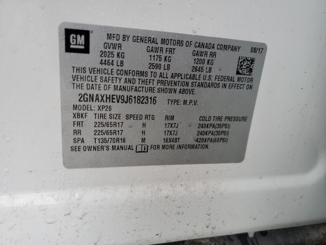 2018 CHEVROLET EQUINOX LS - 2GNAXHEV9J6182316