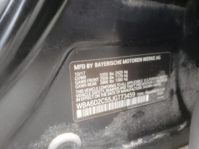 2018 BMW 640 XI GRA WBA6D2C55JGT73459