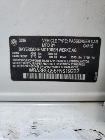 2015 BMW 328 XI SUL - WBA3B5G56FNS19222
