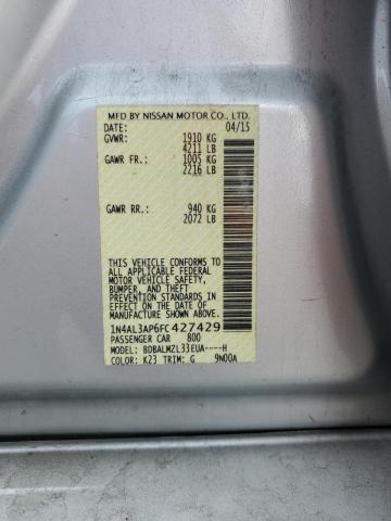 2015 NISSAN ALTIMA 2.5 - 1N4AL3AP6FC427429