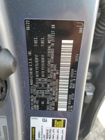 2022 TOYOTA COROLLA CR - 7MUCAAAG1NV019209