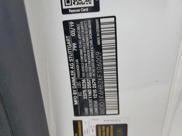 2019 MERCEDES-BENZ E 450 - WDD1K6HB2KF106009