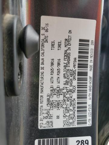 2016 TOYOTA TACOMA DOU - 3TMCZ5AN4GM038154