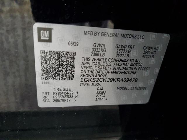 2019 GMC YUKON/DENA 1GKS2CKJ9KR409479