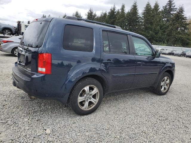 HONDA PILOT EXL 2012 blue  gas 5FNYF4H58CB061188 photo #4