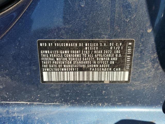 2021 VOLKSWAGEN JETTA S - 3VWC57BU1MM038912