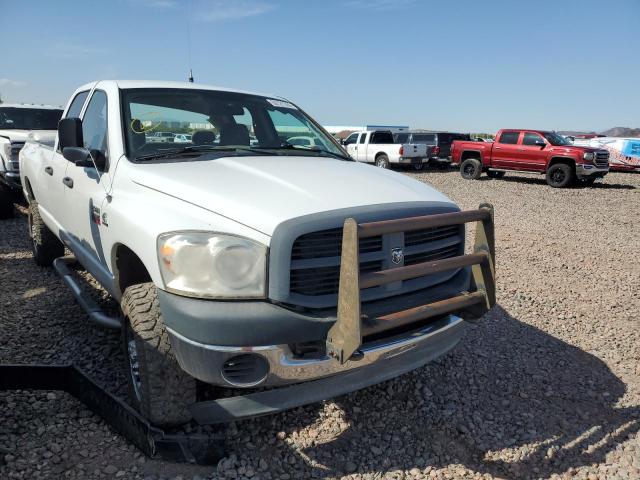 DODGE RAM 2500 S 2007 white crew pic diesel 3D7KS28A17G783126 photo #1