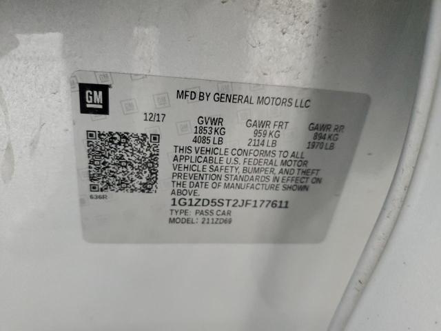 2018 CHEVROLET MALIBU LT - 1G1ZD5ST2JF177611