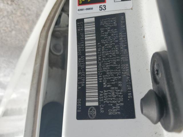 2021 TOYOTA CAMRY TRD - 4T1KZ1AK3MU052494
