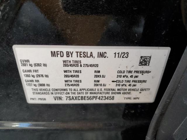 2023 TESLA MODEL X 7SAXCBE56PF423458