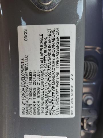 2023 HONDA ACCORD HYB - 1HGCY2F71PA019748