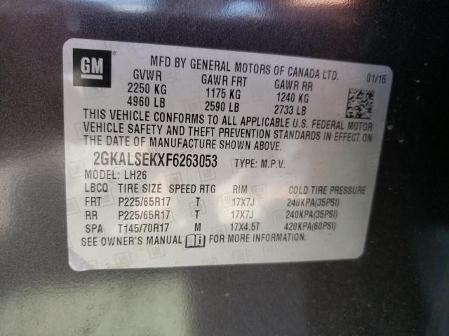 2015 GMC TERRAIN SL - 2GKALSEKXF6263053